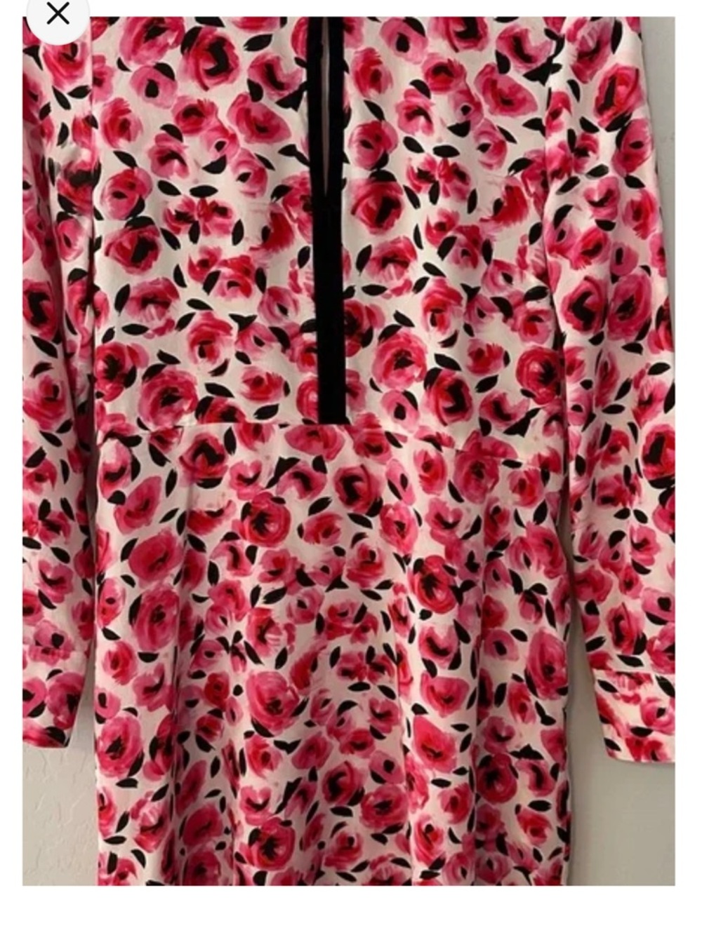 kate spade rosebud silk dress - Picture 3 of 5